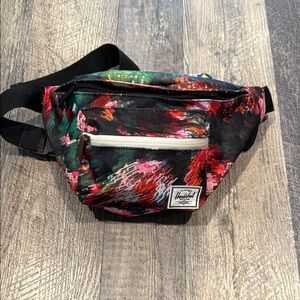 Herschel Supply Company Vibrant Red and Green Belt Bag